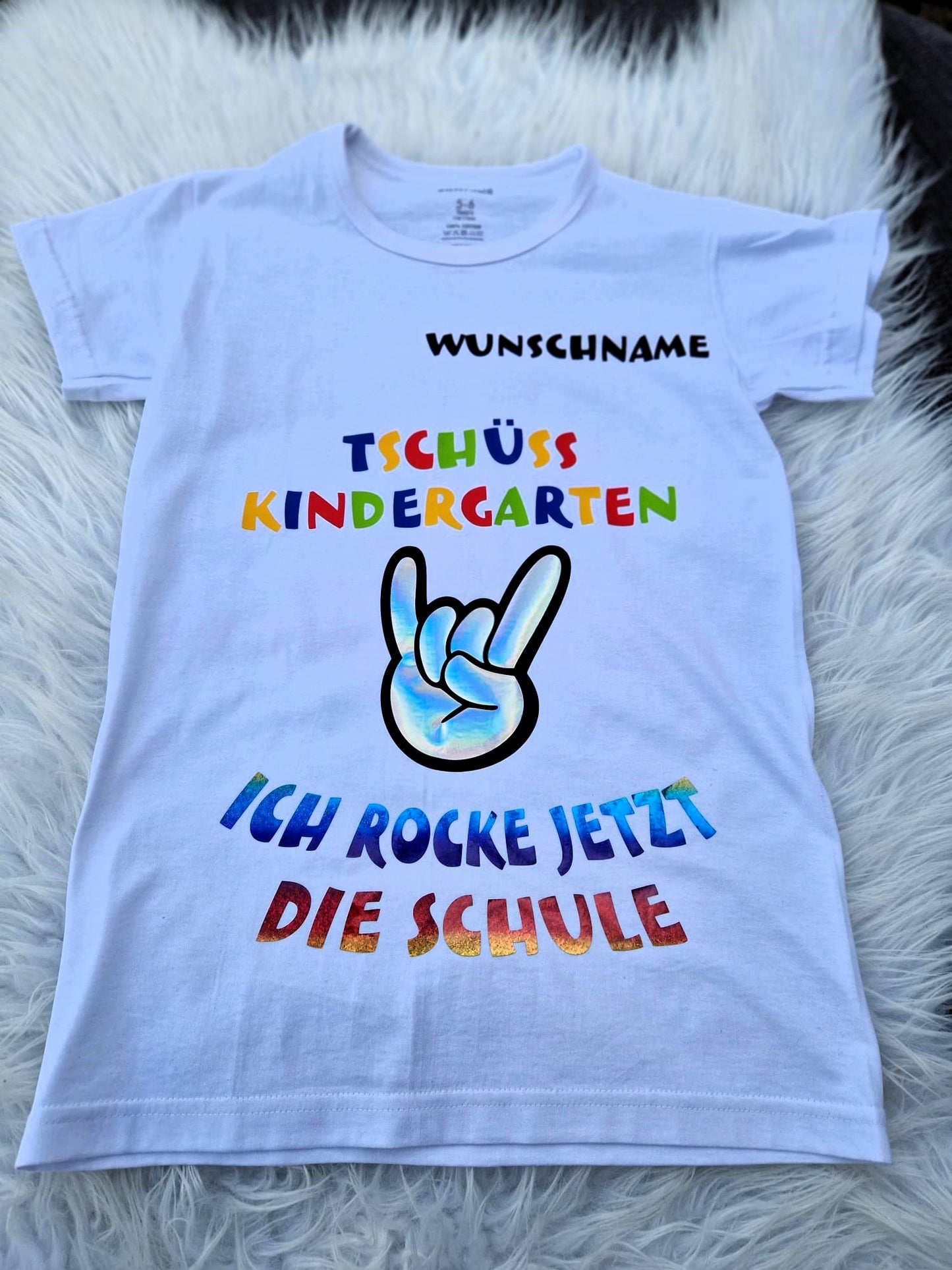 Kindergarten Abschied T-Shirt | Ich Rocke Jetzt Die Schule