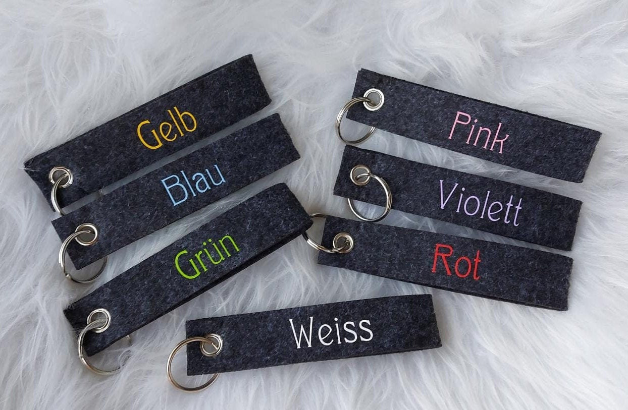 2er-Set Personalisierte Schlüsselanhänger | Geschenk für Partner | Schüsselanhänger-Set für Paare